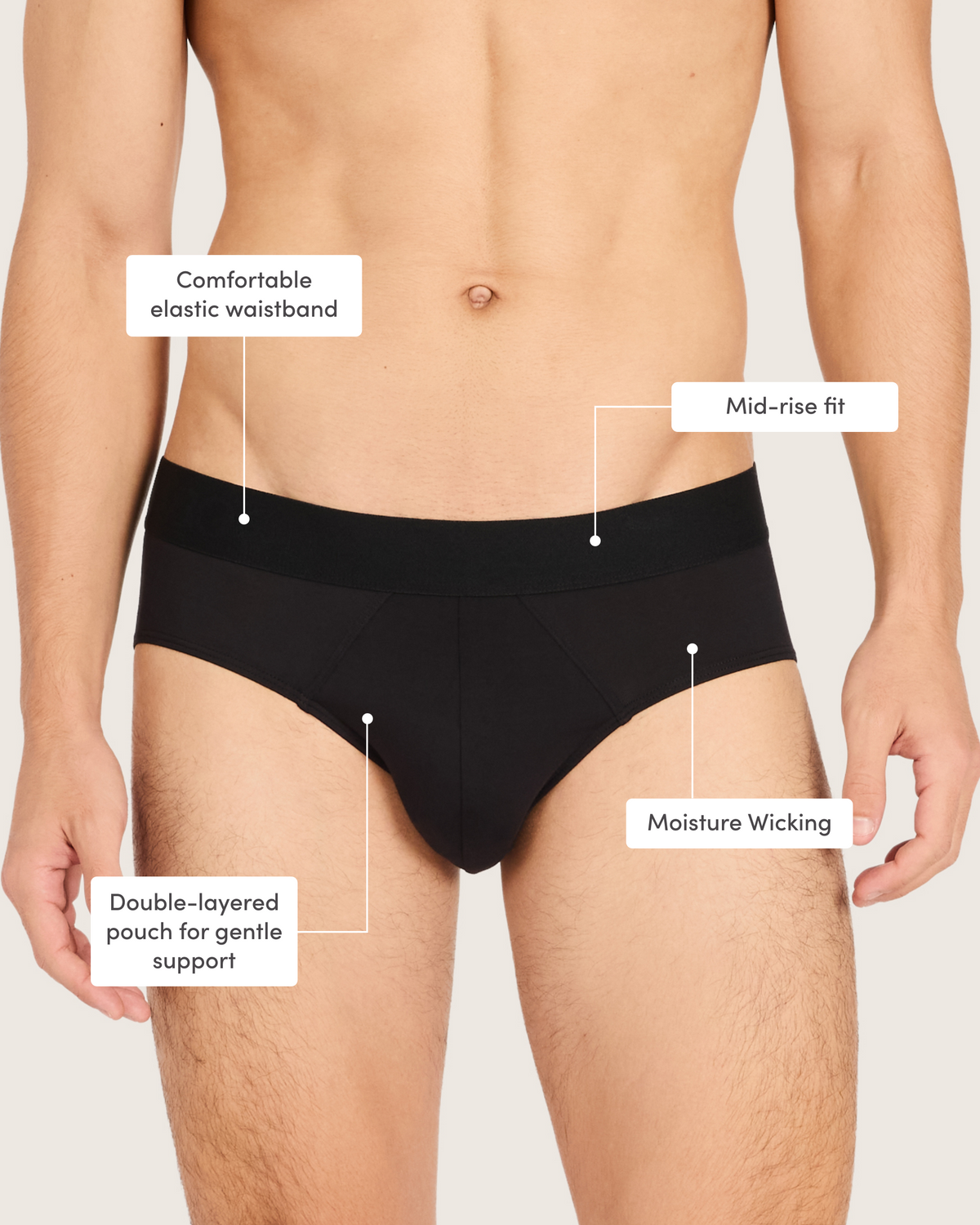 The Everyday Socks & Briefs Pack - Black