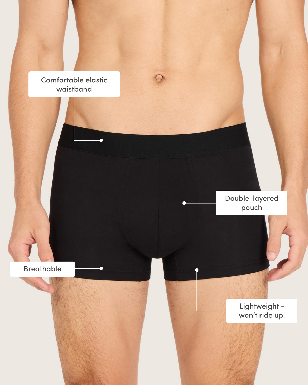 Men's Everyday Boxer Briefs & Socks - Black