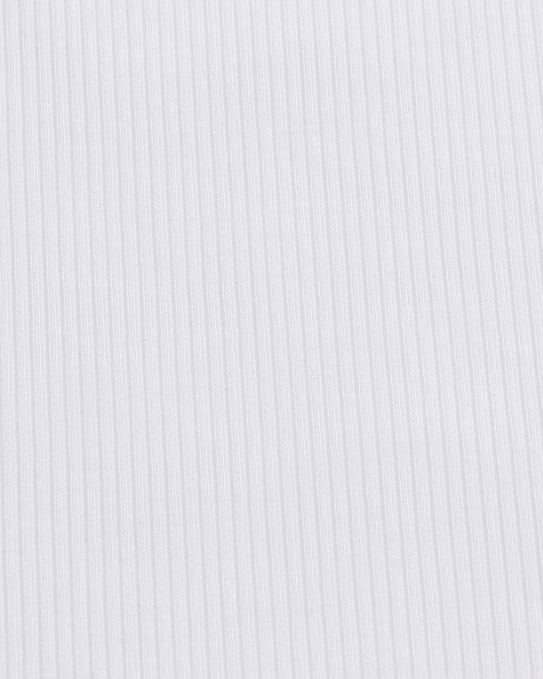 Women's Ribbed Crew Neck T-Shirt - White