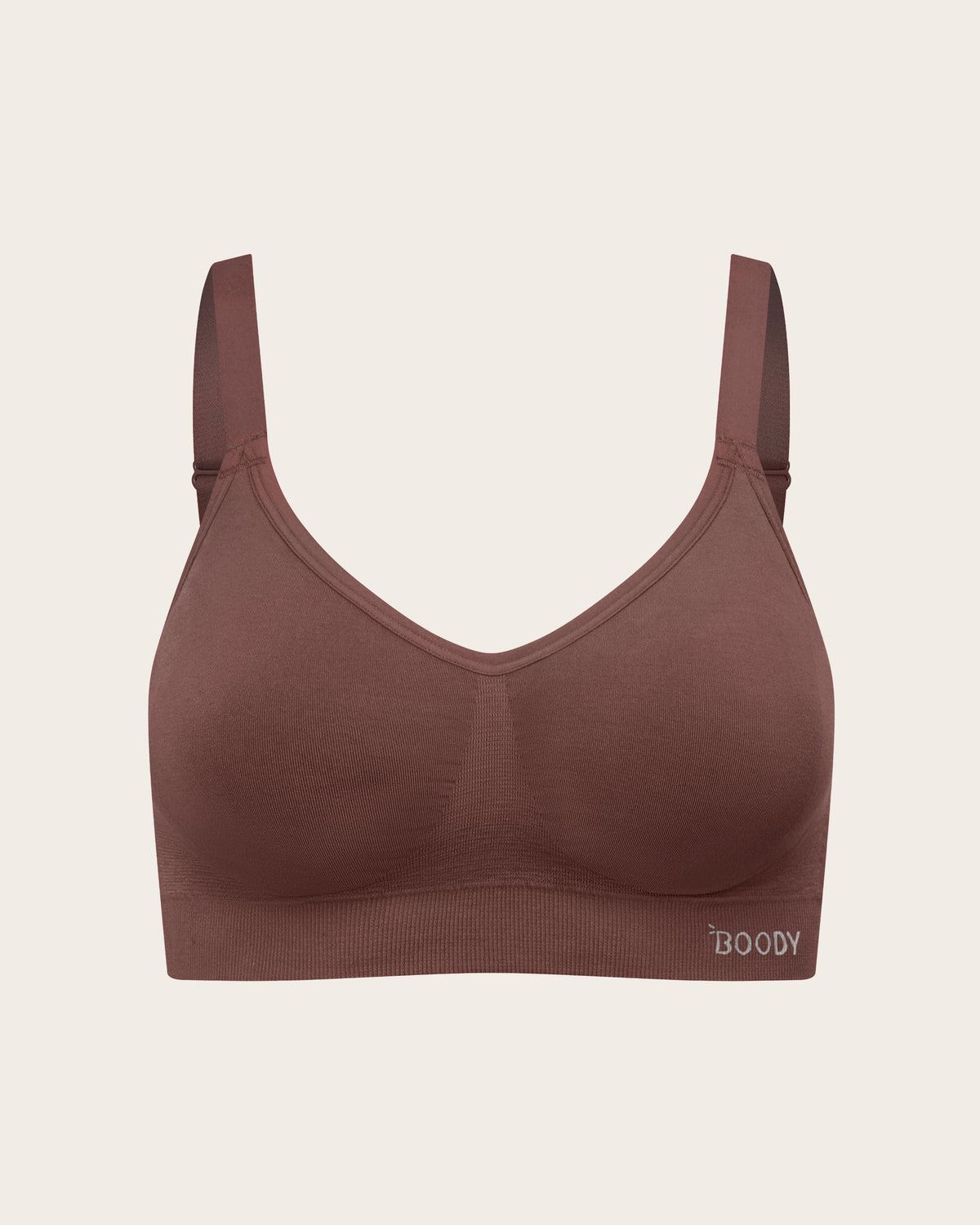 Wireless Full Bust T-Shirt Bra - Espresso