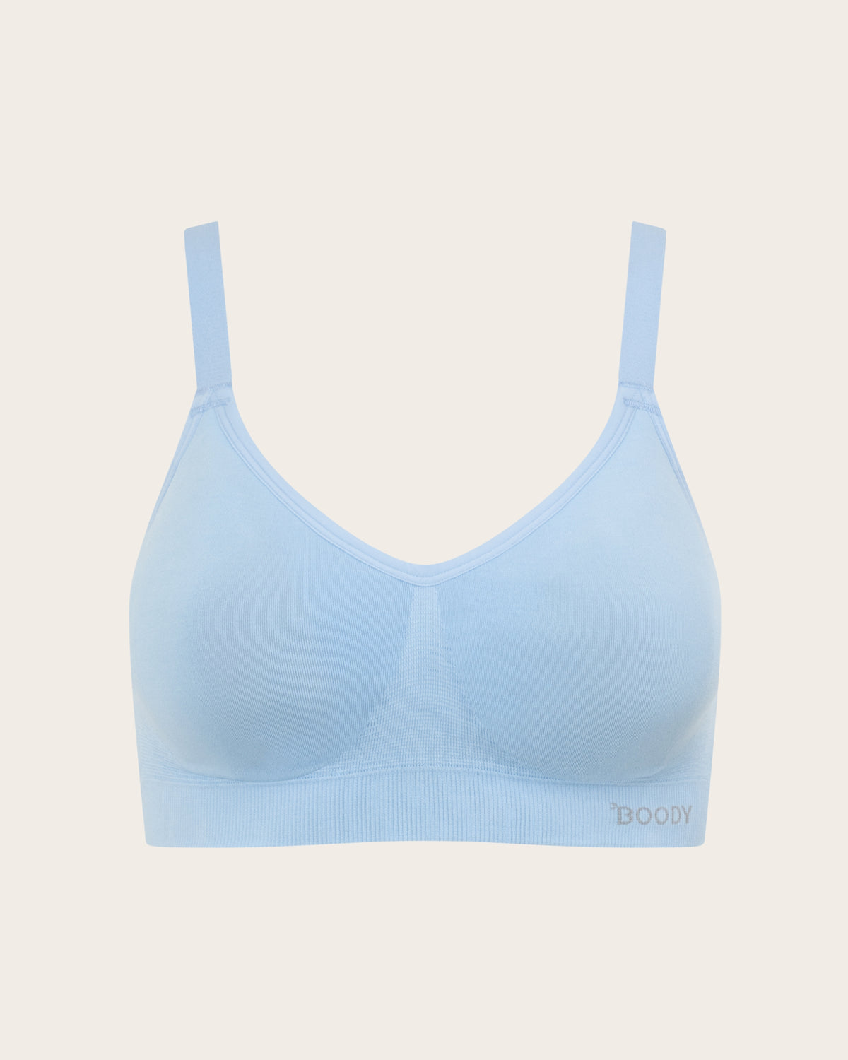 Wireless Full Bust T-Shirt Bra - Sky Blue