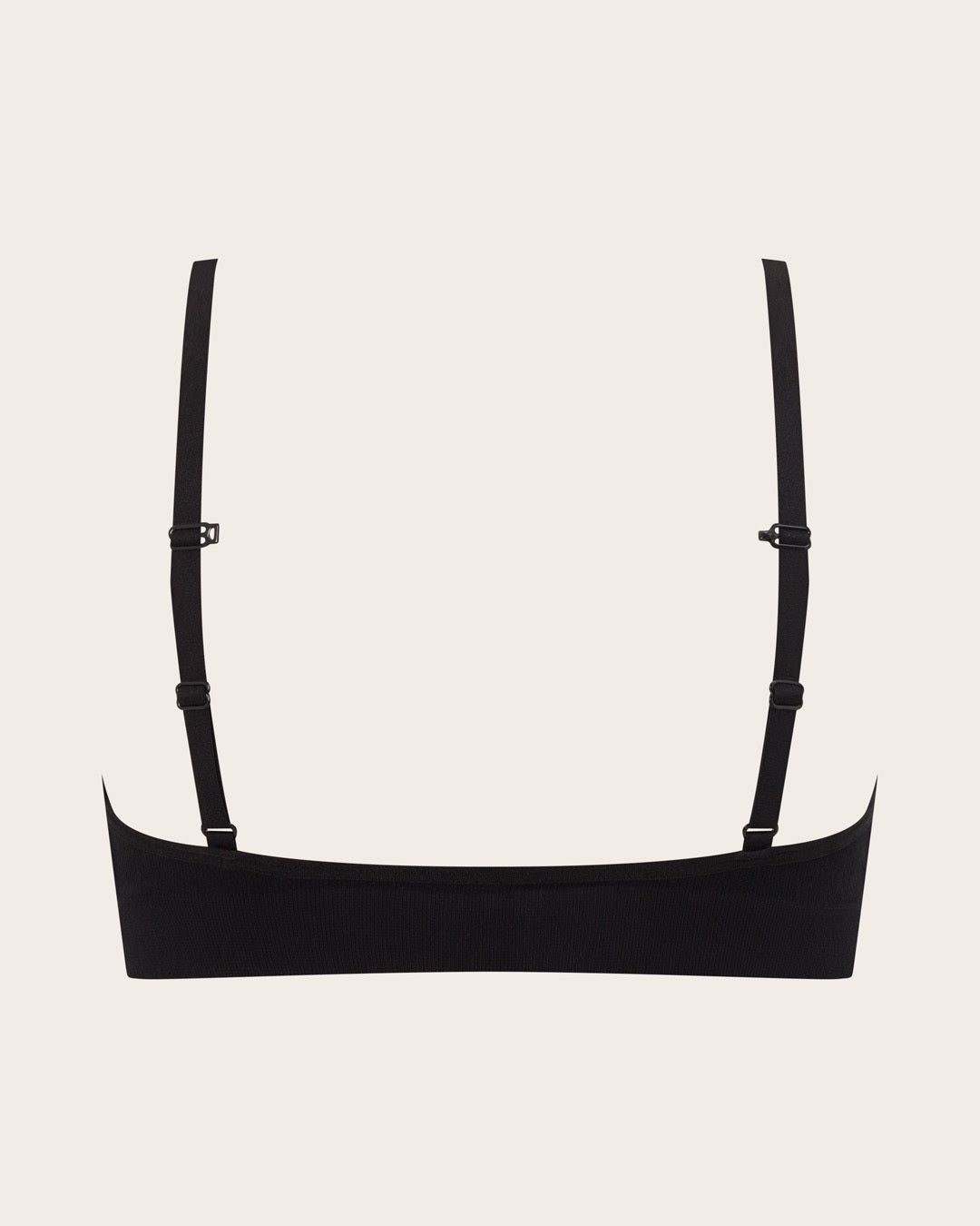 Wireless T-Shirt Bralette - Black