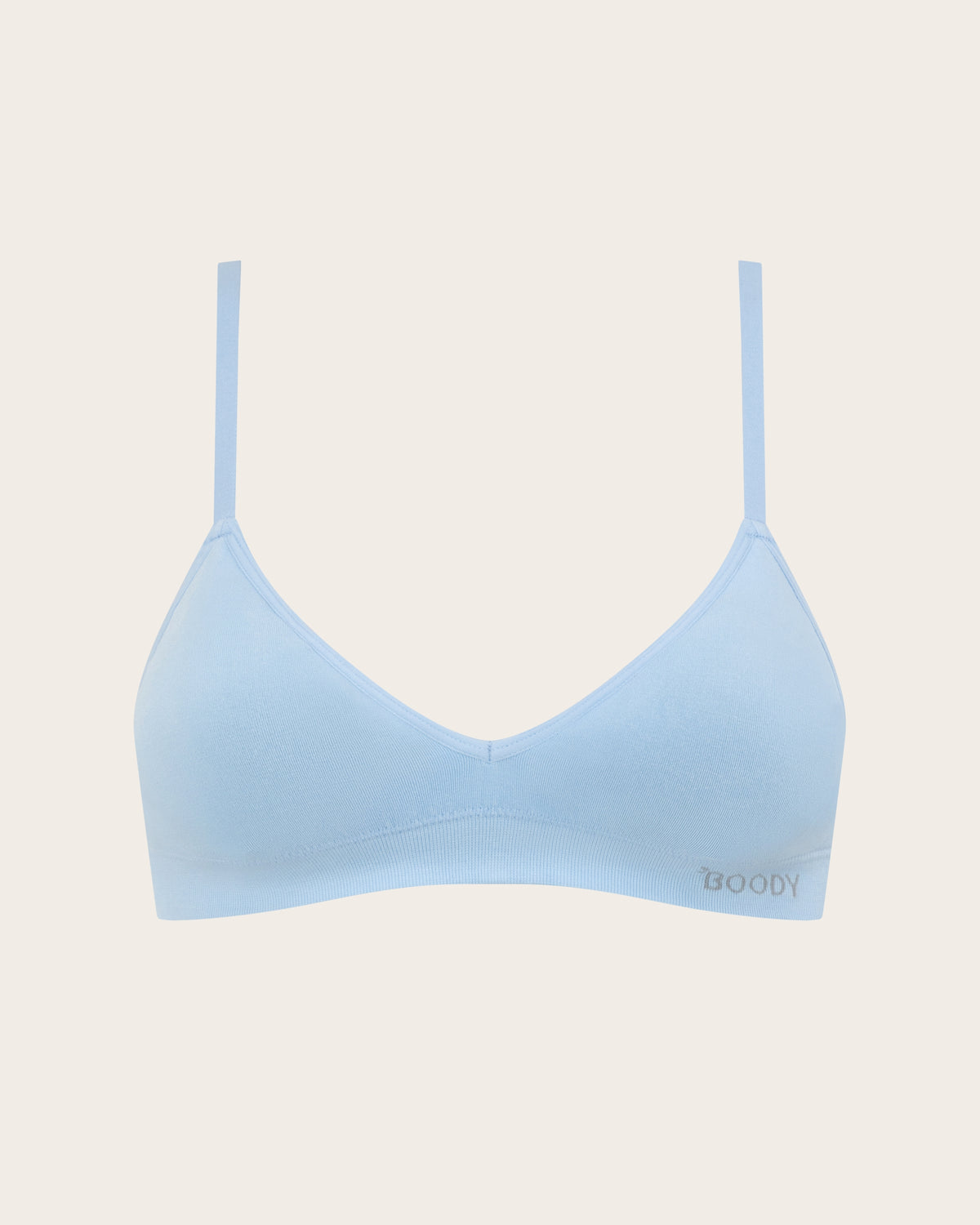 Wireless T-Shirt Bralette - Sky Blue