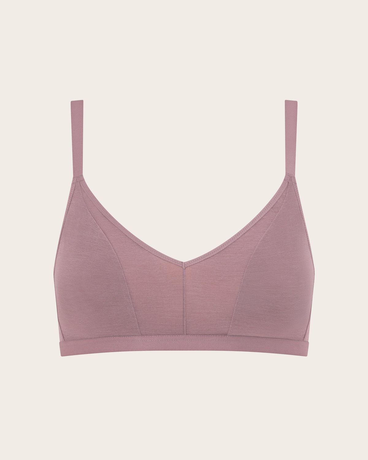 FreeMesh Crop Bralette - Mauve