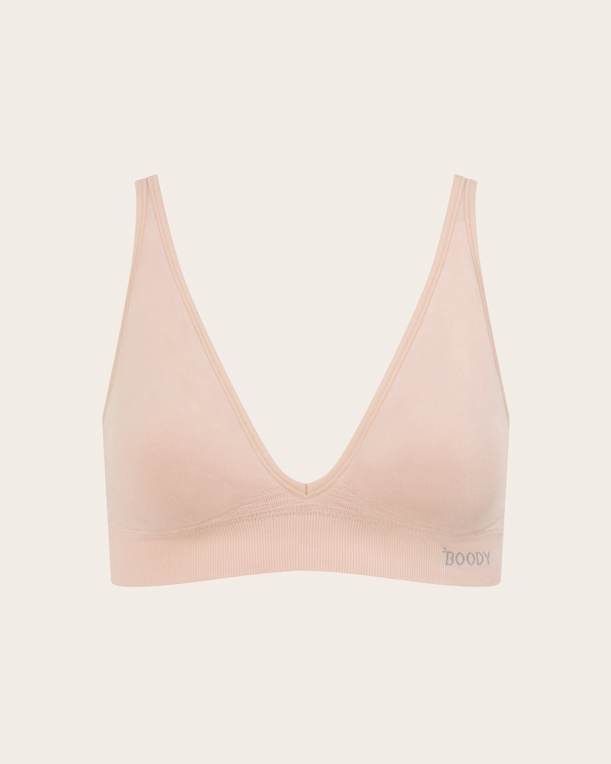 Wireless Plunge Bralette - Shell