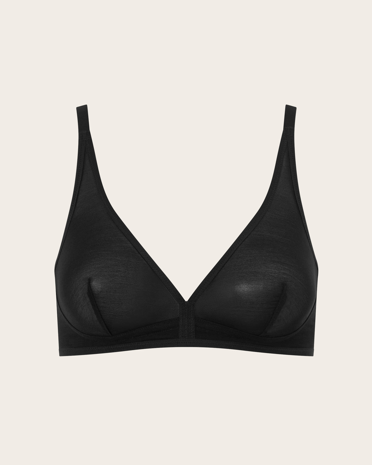 FreeMesh Plunge Bralette - Black