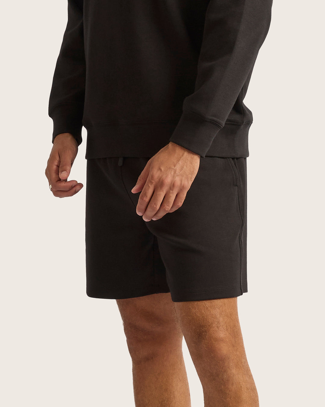 Men's Sweat Shorts 6" - Black
