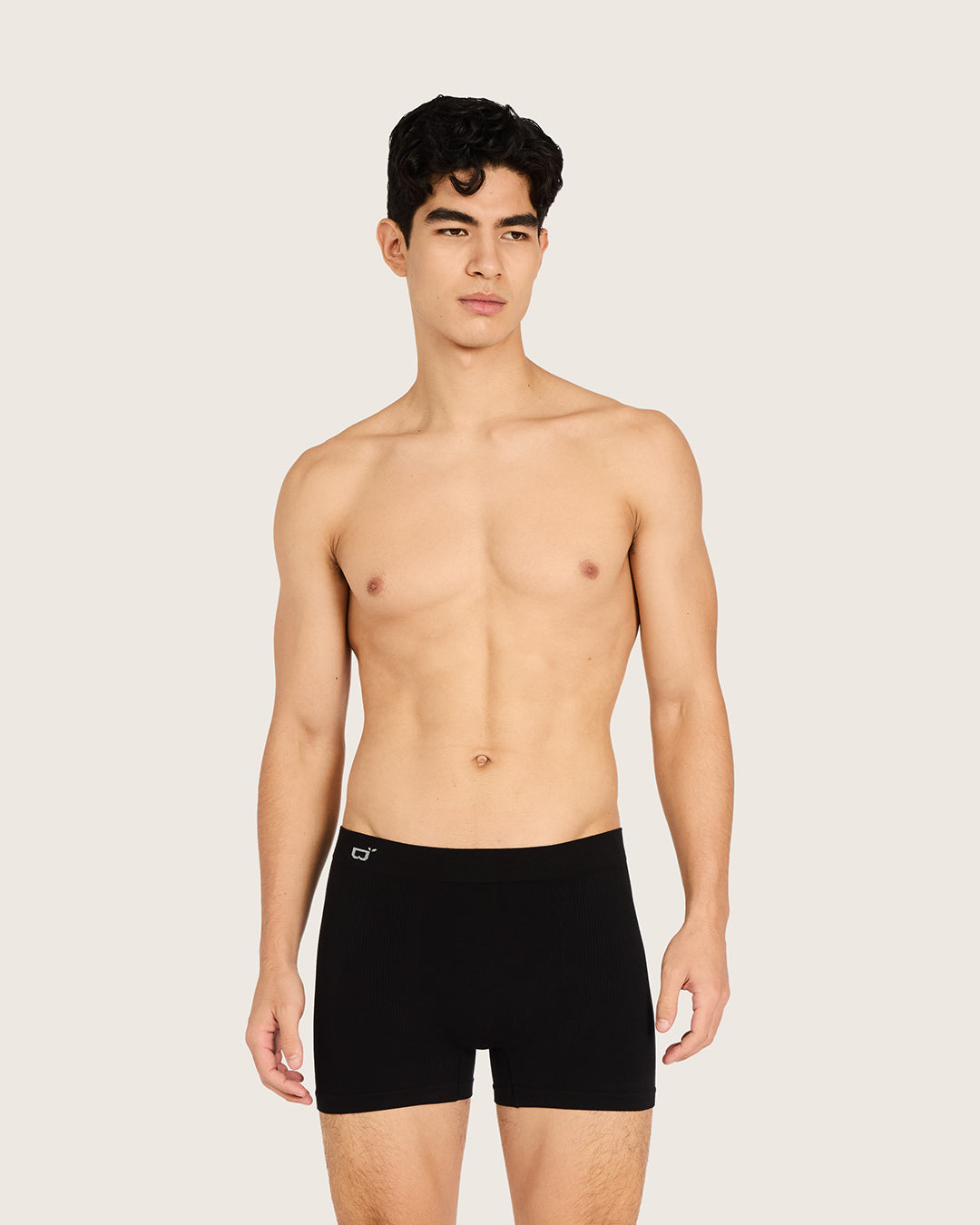 Men's Seamfree Boxer Briefs - Black