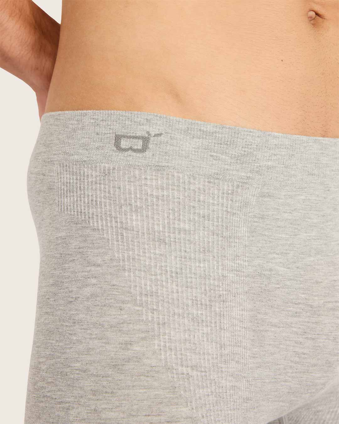 Men's Seamfree Boxer Briefs - Light Grey Marl