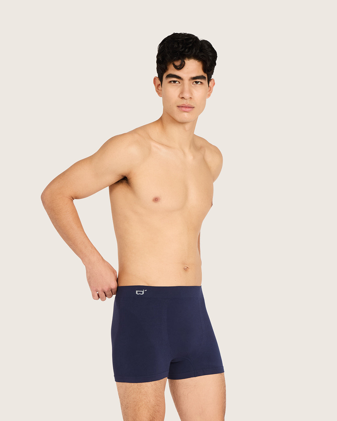 Men's Seamfree Boxer Briefs - Navy