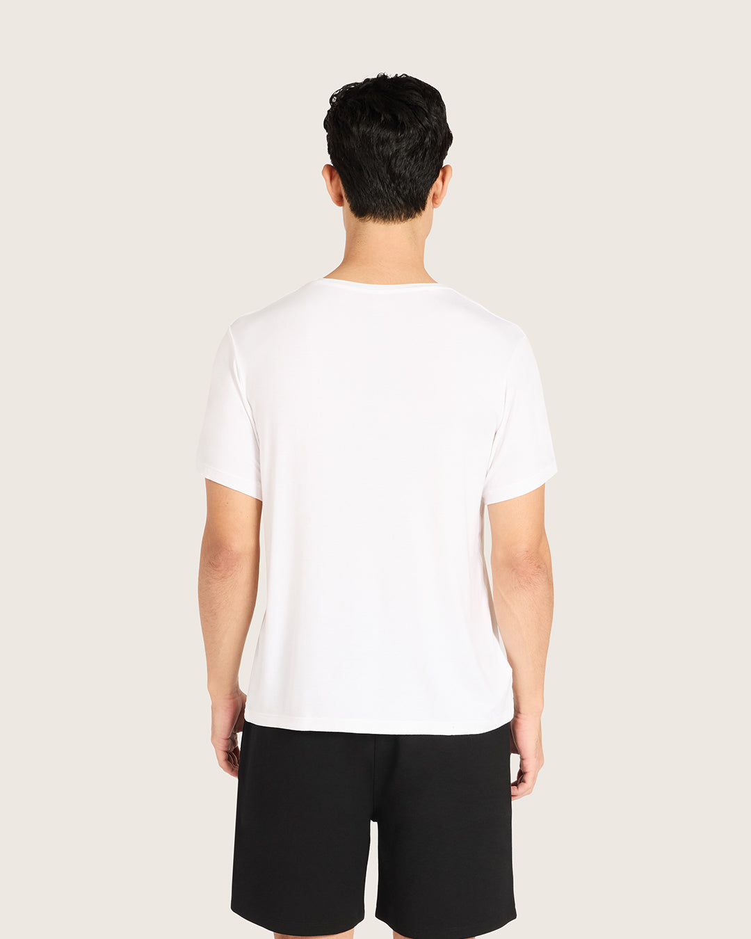 Men's Base Layer V-Neck T-Shirt - White