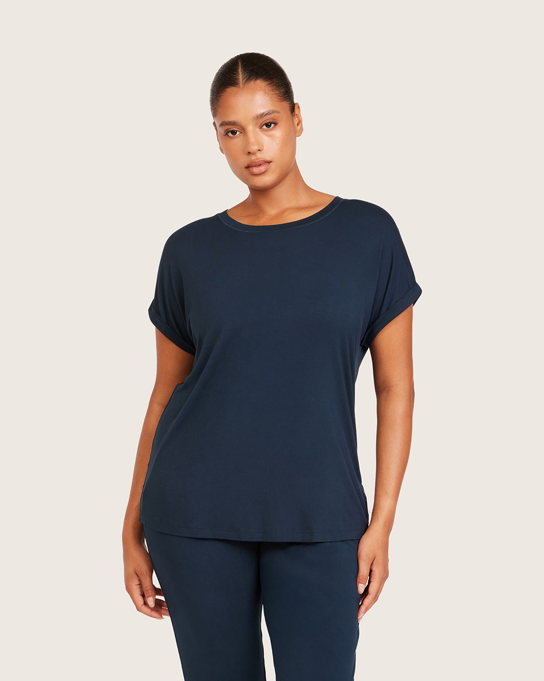 Downtime Lounge Top - Midnight