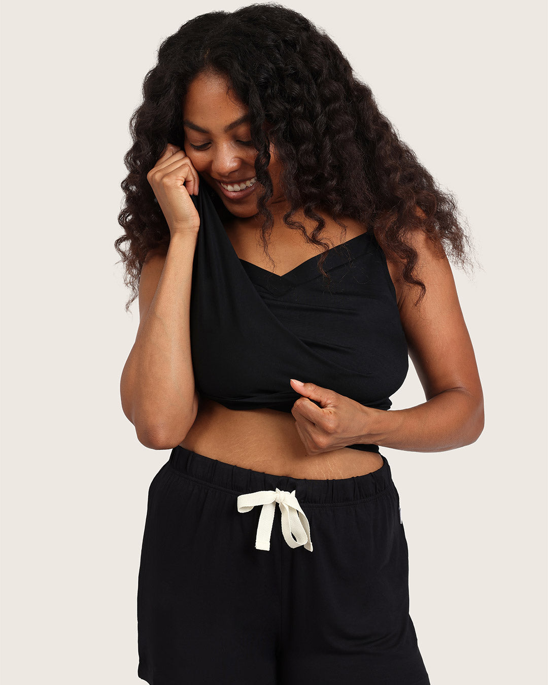 Goodnight Sleep Shorts - Black
