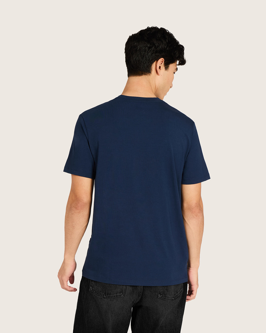 Men's Classic Crew Neck T-Shirt - Navy
