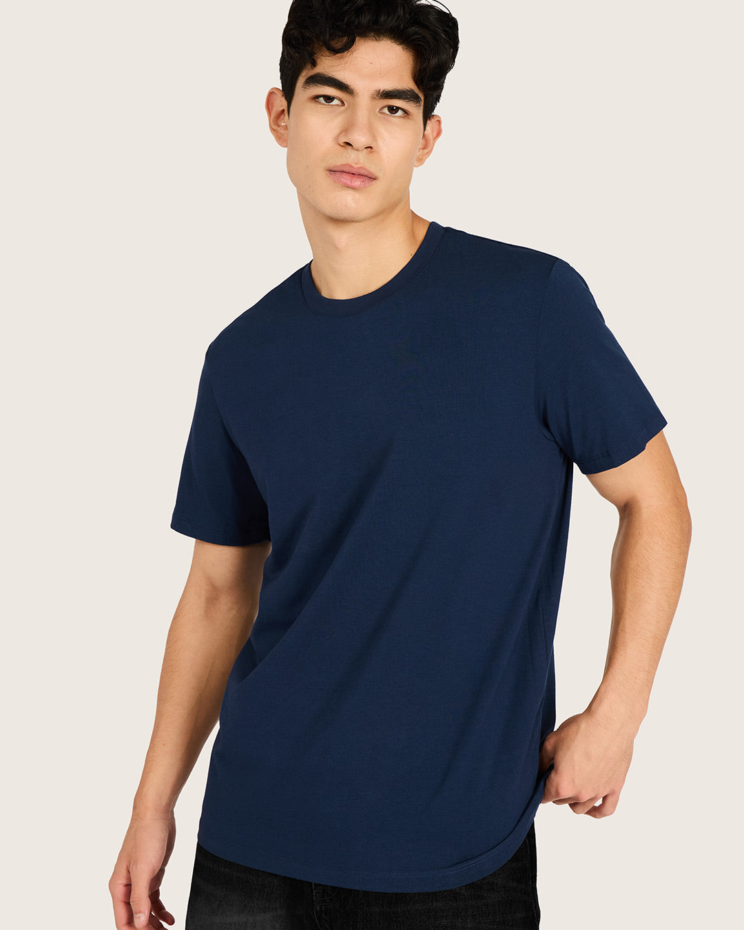 Men's Classic Crew Neck T-Shirt - Navy