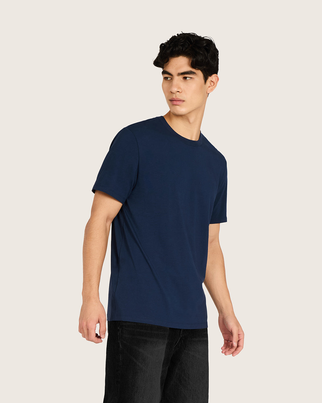 Men's Classic Crew Neck T-Shirt - Navy