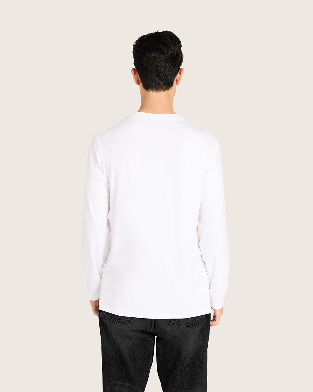 Men's Classic Long Sleeve T-Shirt - White
