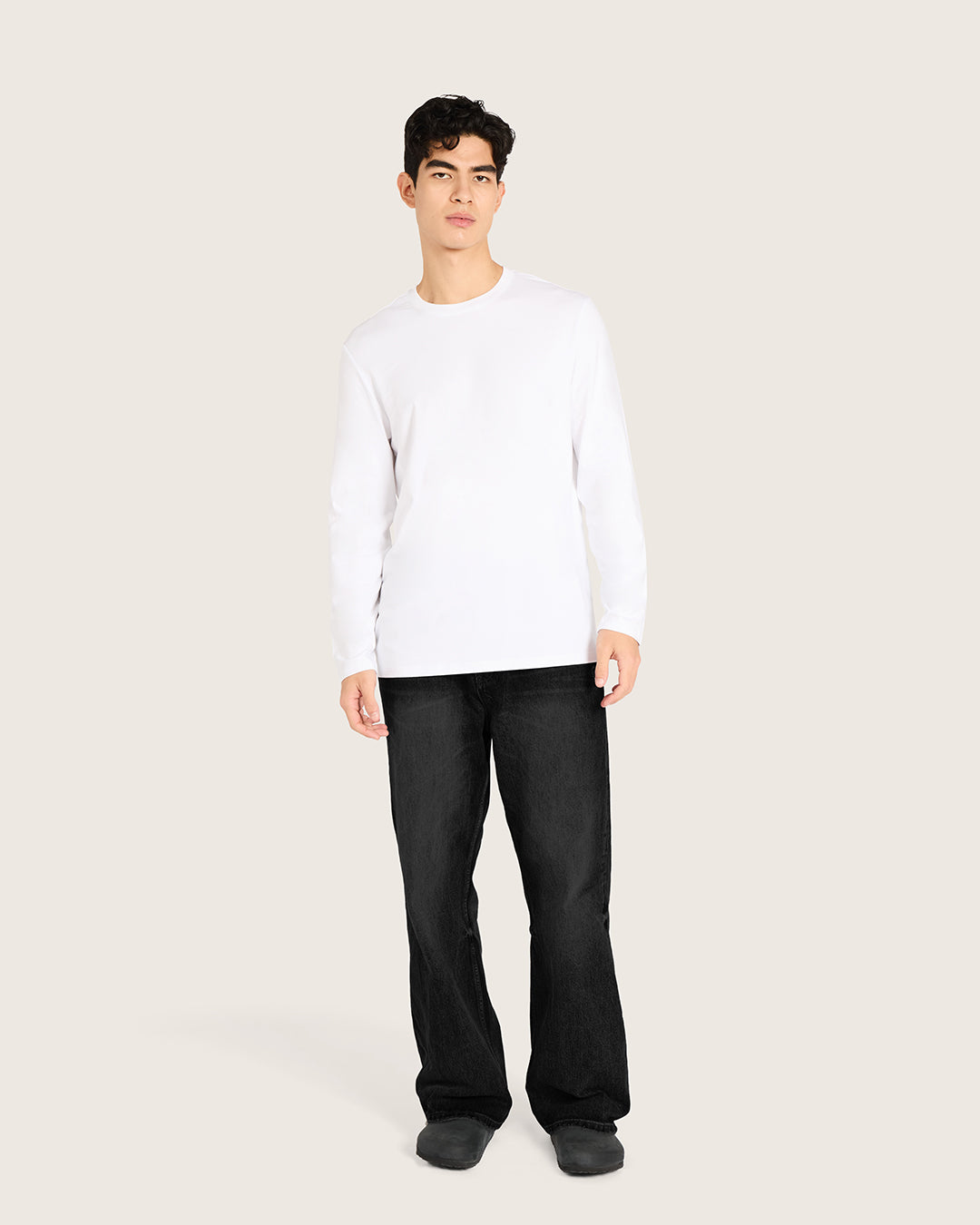 Men's Classic Long Sleeve T-Shirt - White