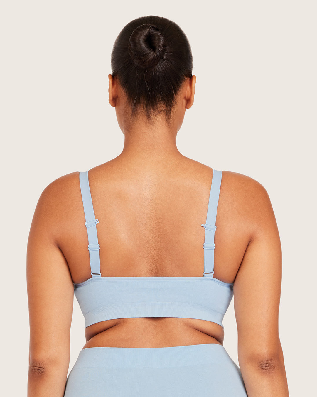 Wireless Full Bust T-Shirt Bra - Sky Blue