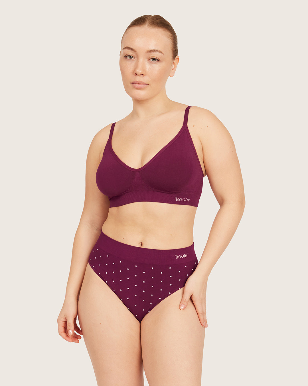 Wireless T-Shirt Bra - BCAM Dark Pink