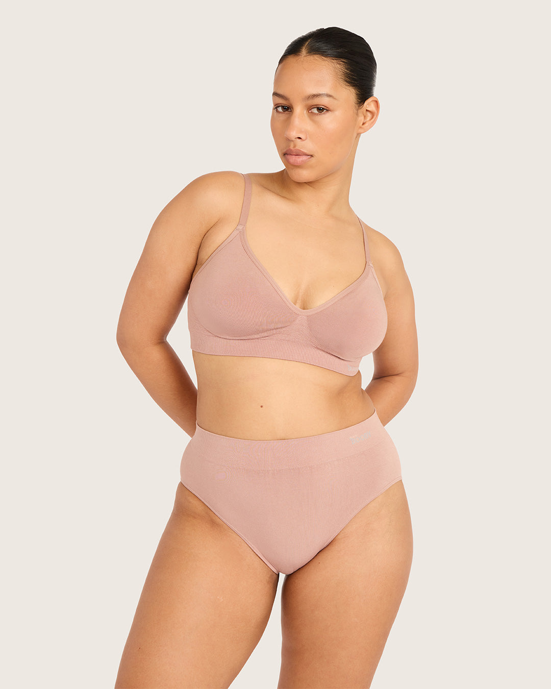 Wireless T-Shirt Bra - Chai