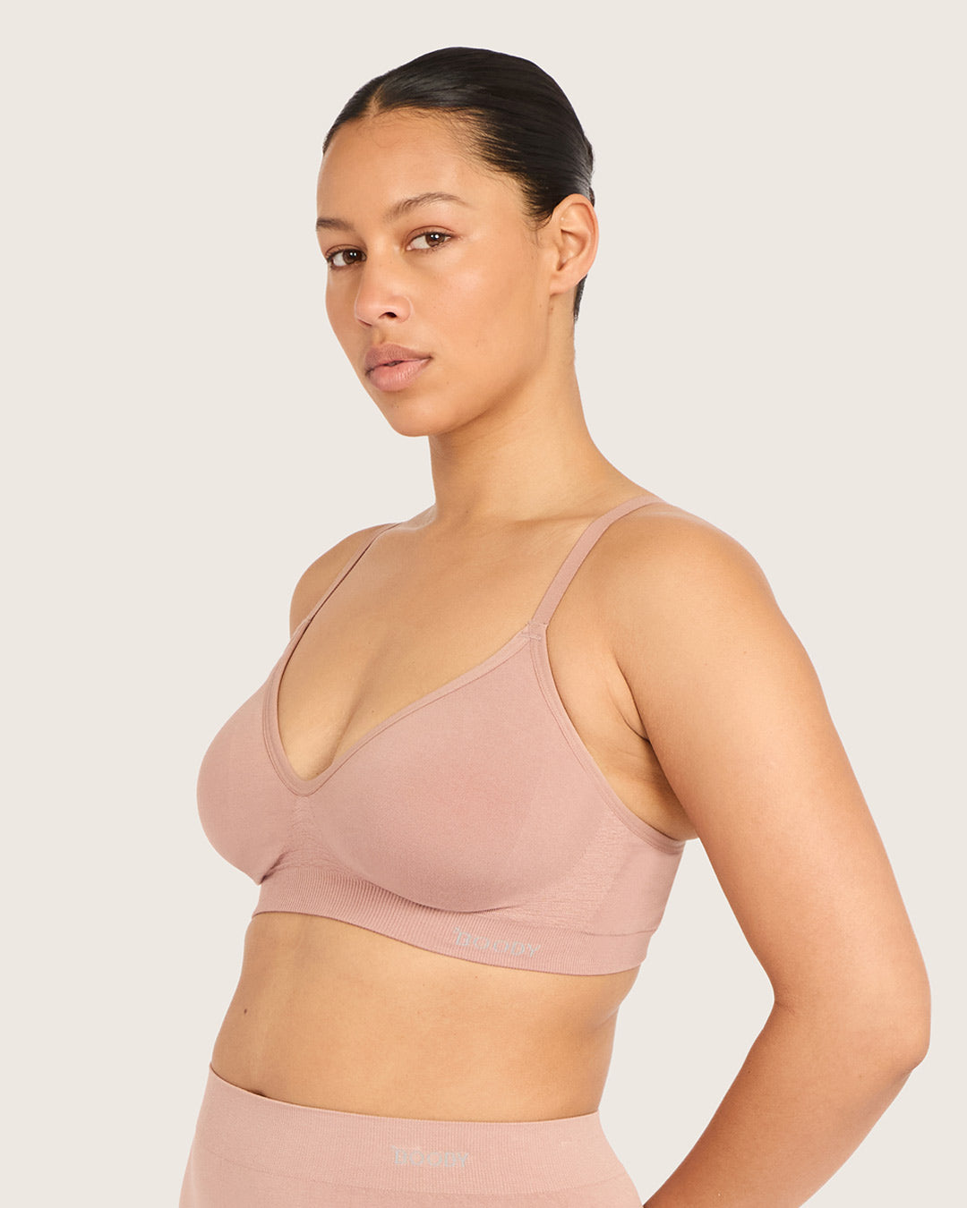 Wireless T-Shirt Bra - Chai