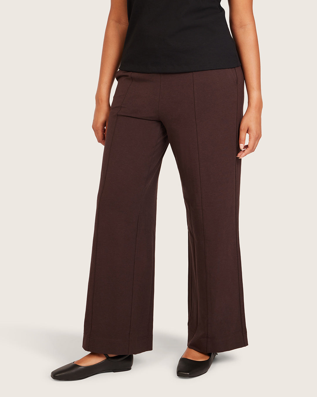 Relaxed Leg Pants - Regular - Carob