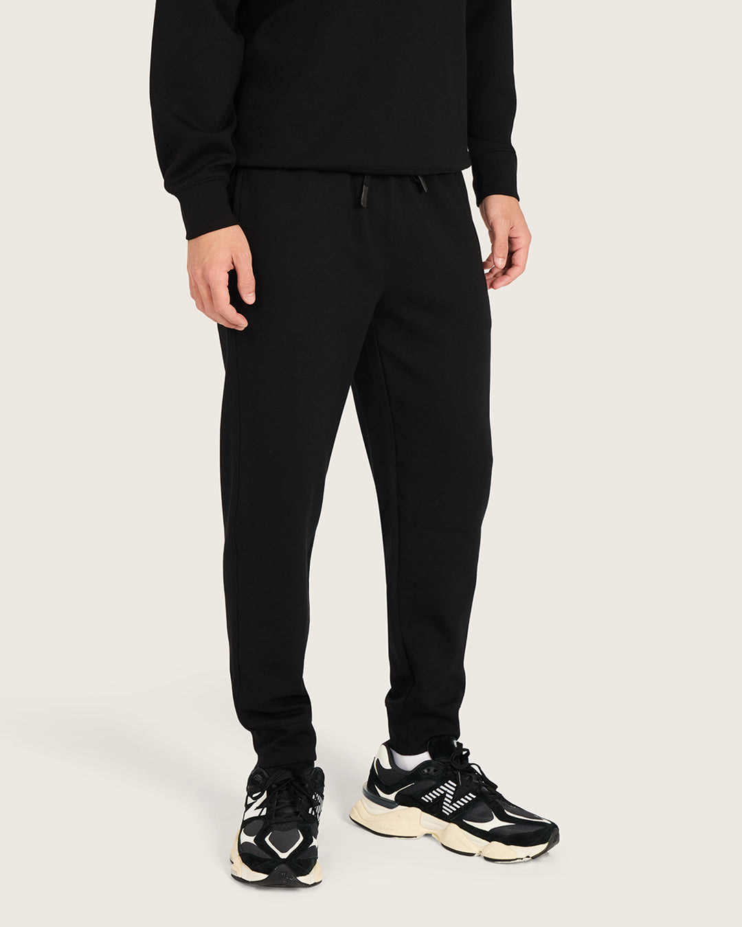 Men's Cuffed Sweat Pants - Black