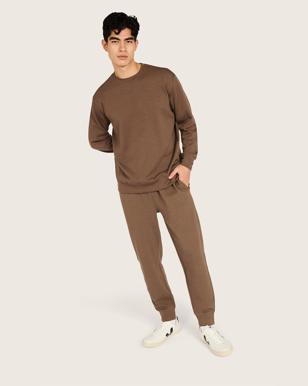 Men's Cuffed Sweat Pants - Oyster
