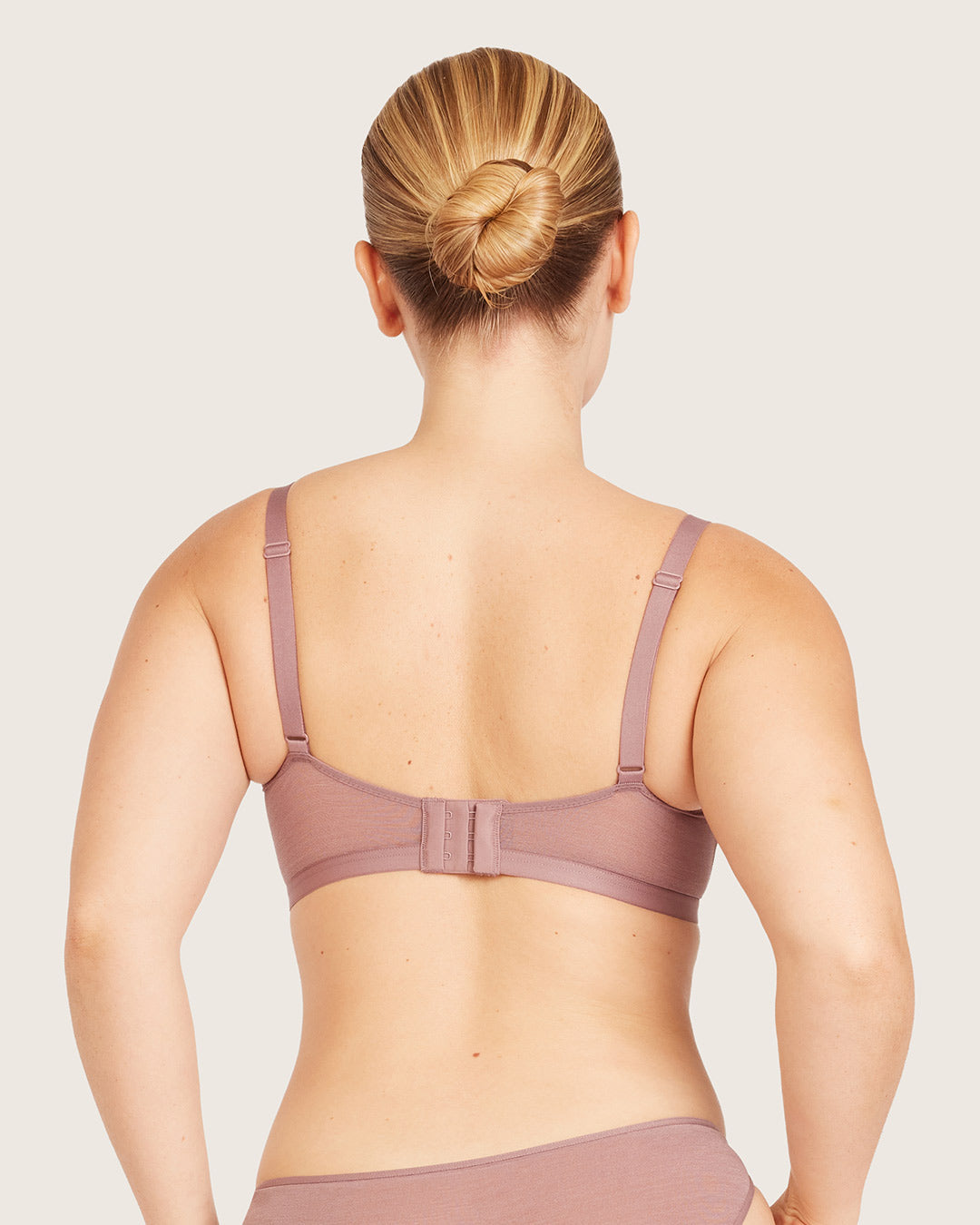 FreeMesh Crop Bralette - Mauve