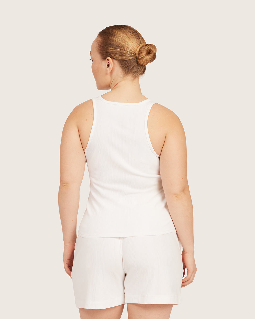 Lounge Tank Top - Chalk White