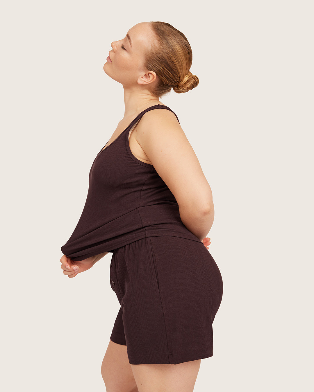 Lounge Tank Top - Mulberry