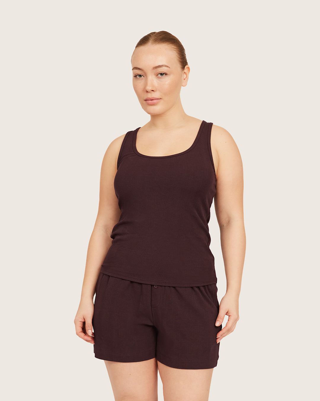 Lounge Tank Top - Mulberry