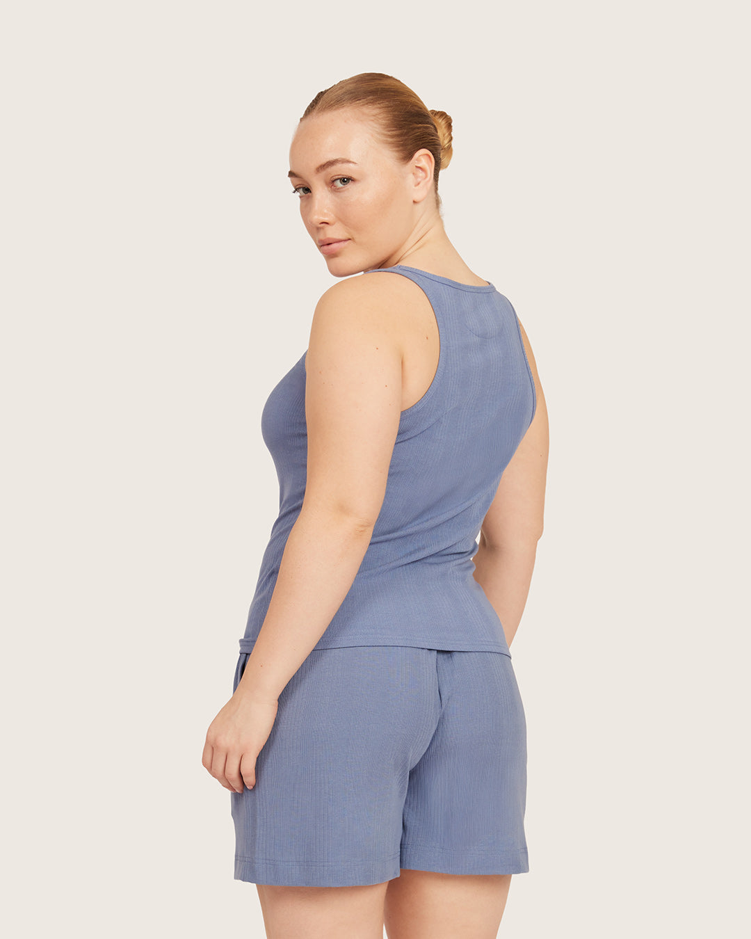 Lounge Tank Top - Steel Blue