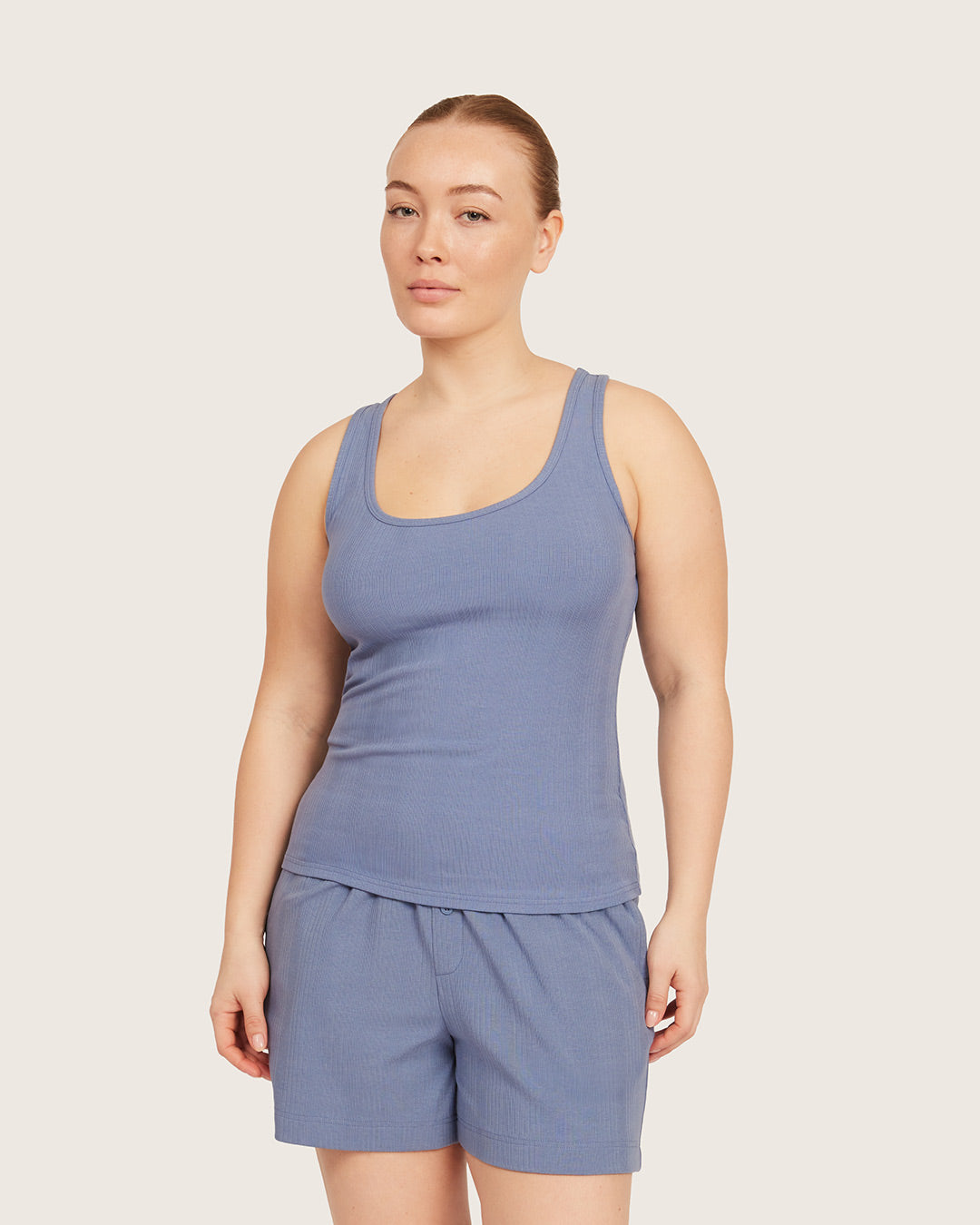 Lounge Tank Top - Steel Blue