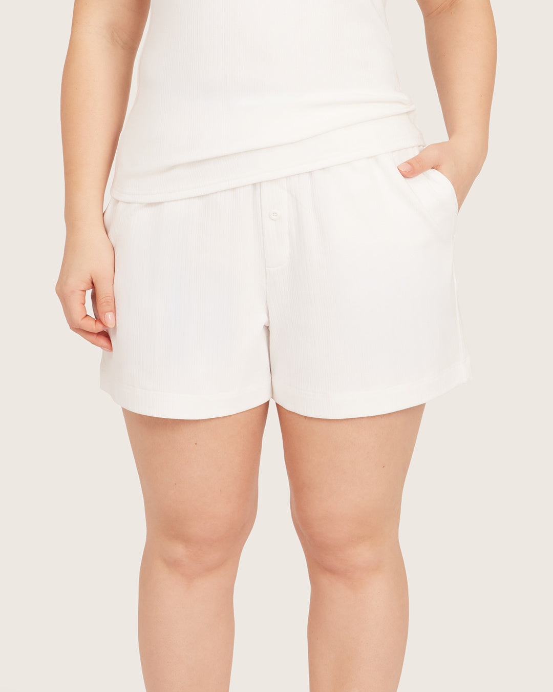 Lounge Shorts - Chalk White