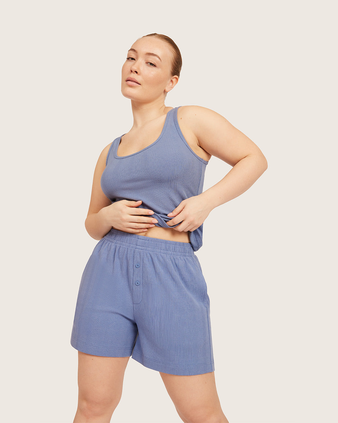 Lounge Shorts - Steel Blue