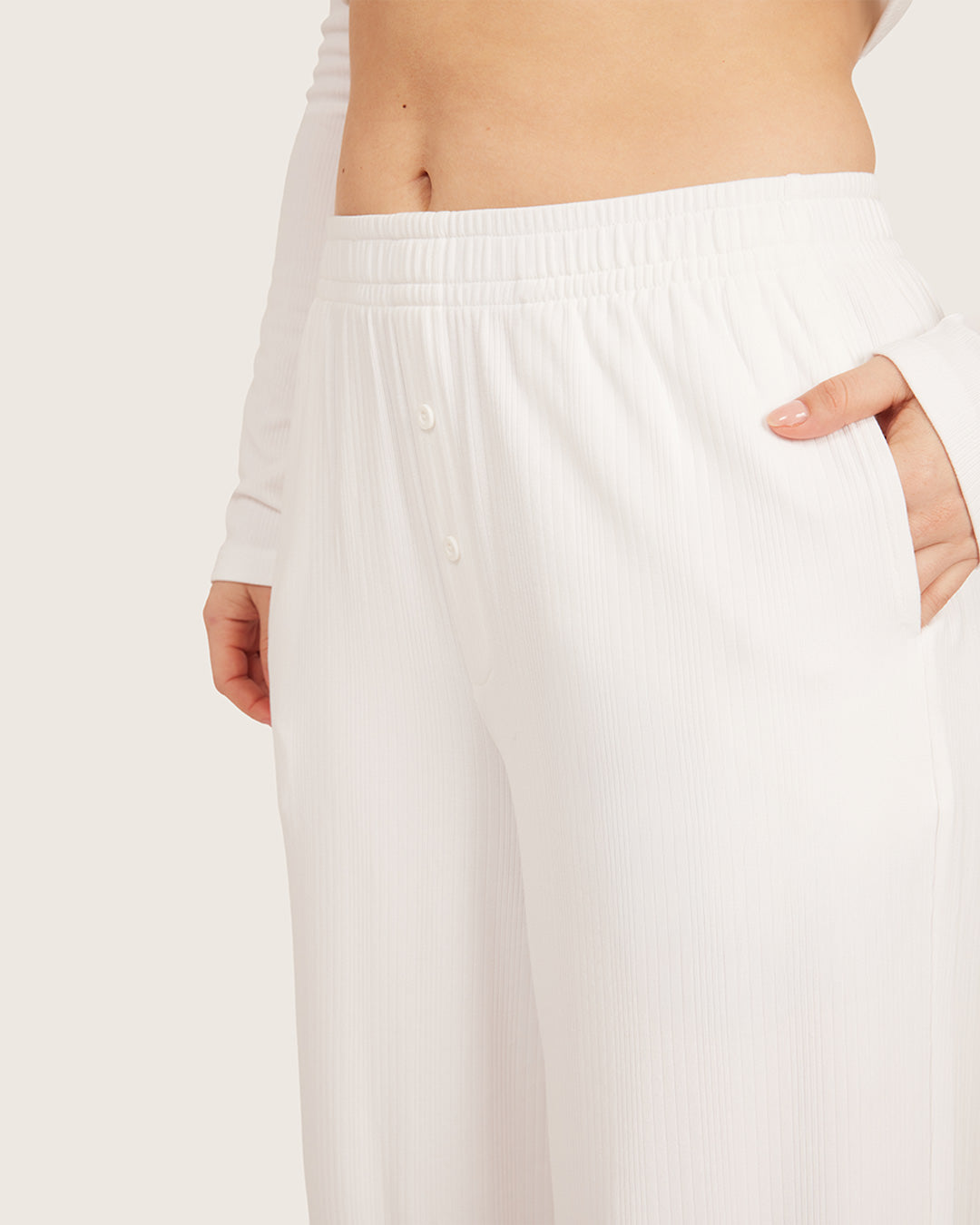 Lounge Pants - Chalk White