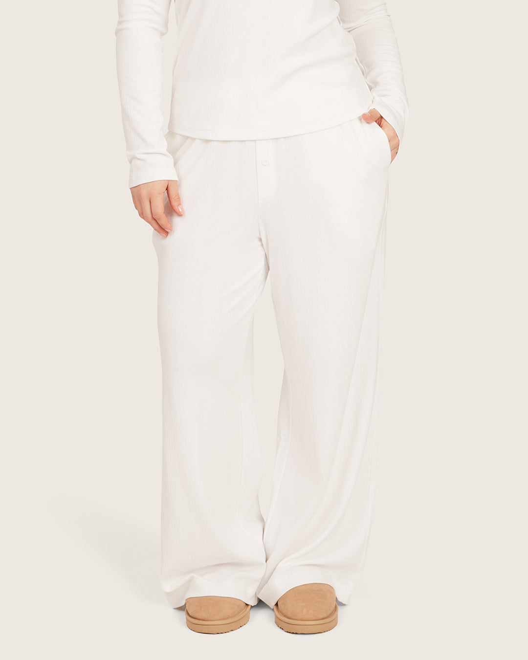 Lounge Pants - Chalk White
