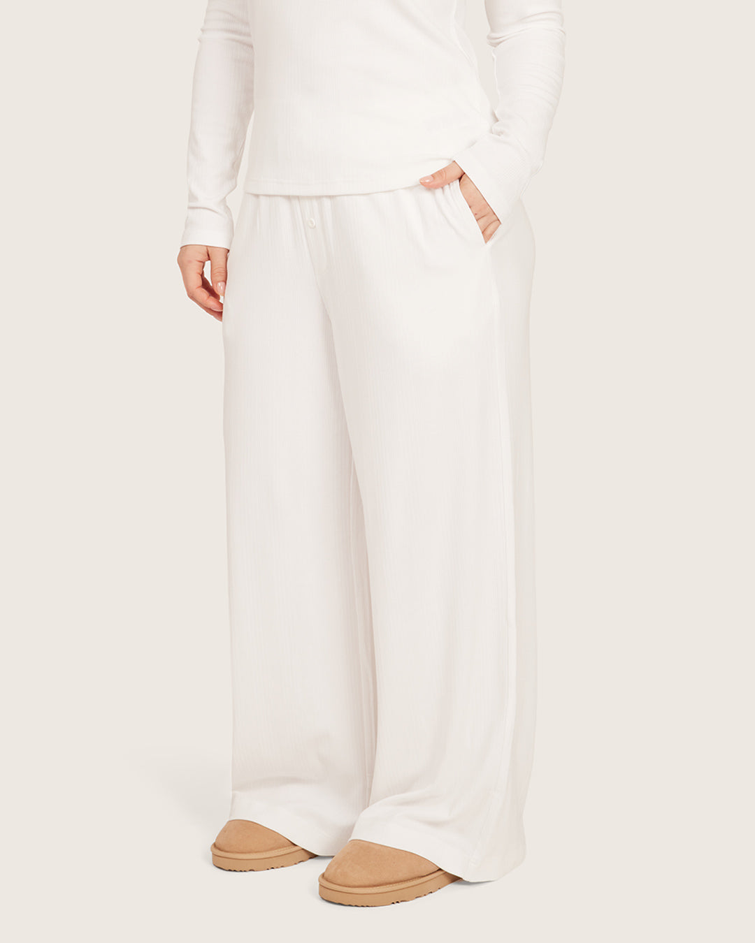Lounge Pants - Chalk White