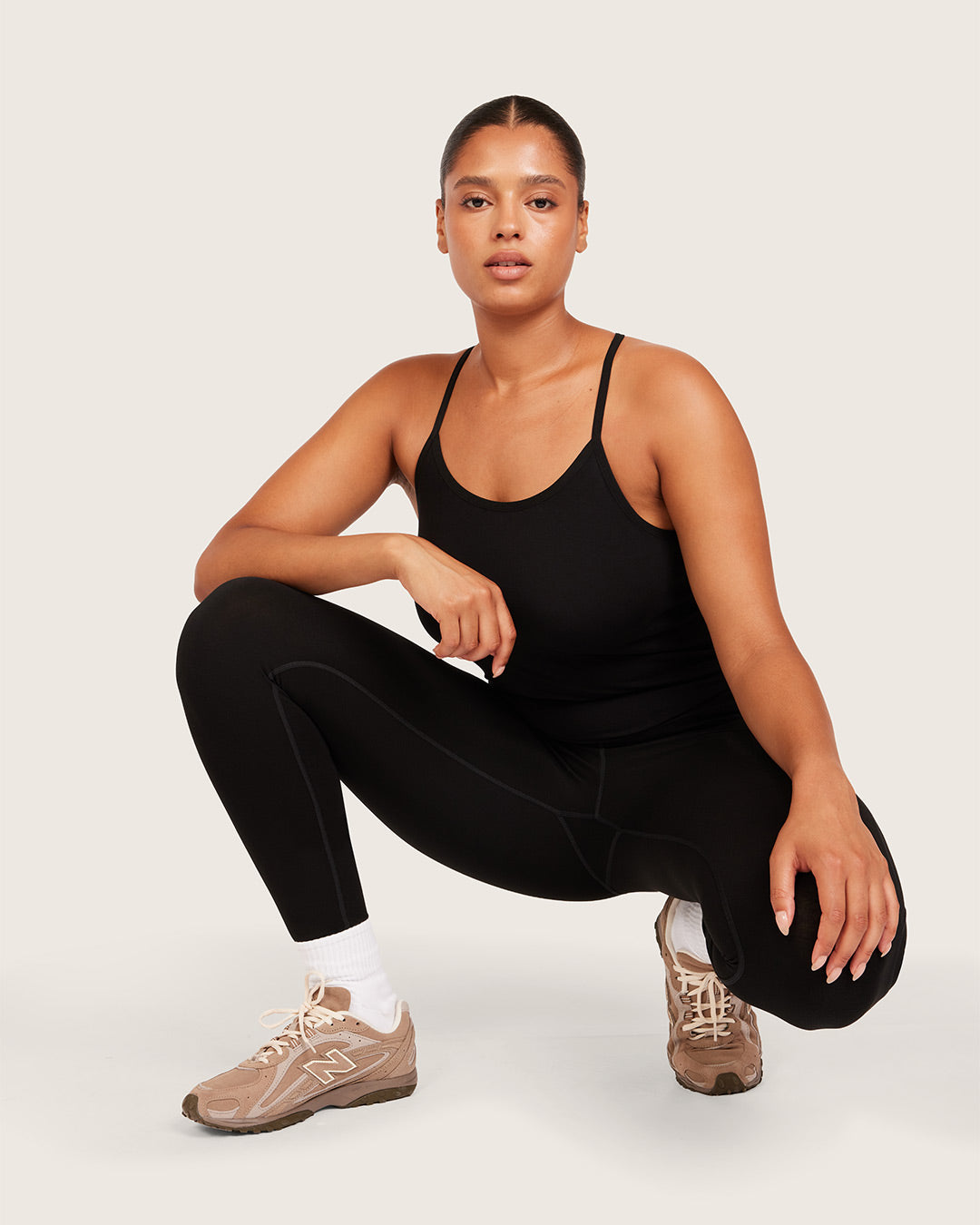 High Waist Leggings with Pocket - Black