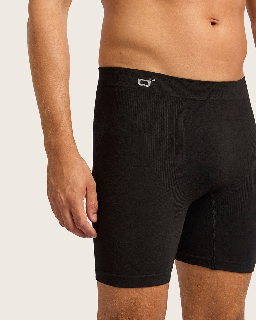 Men's Seamfree Mid-Length Boxer Briefs