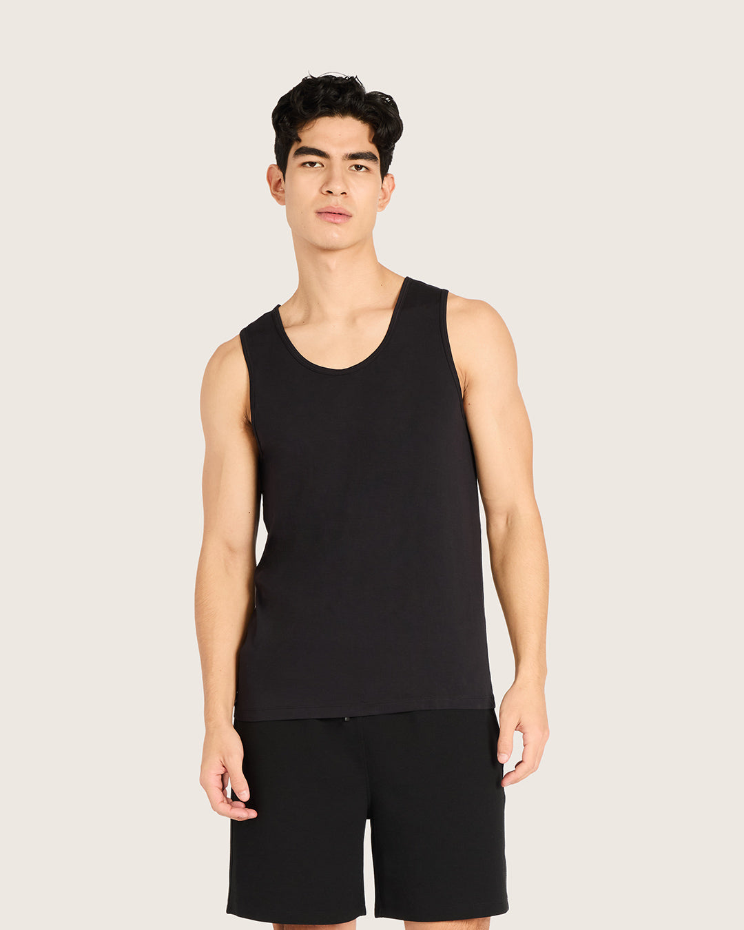 Men's Base Layer Tank Top - Black