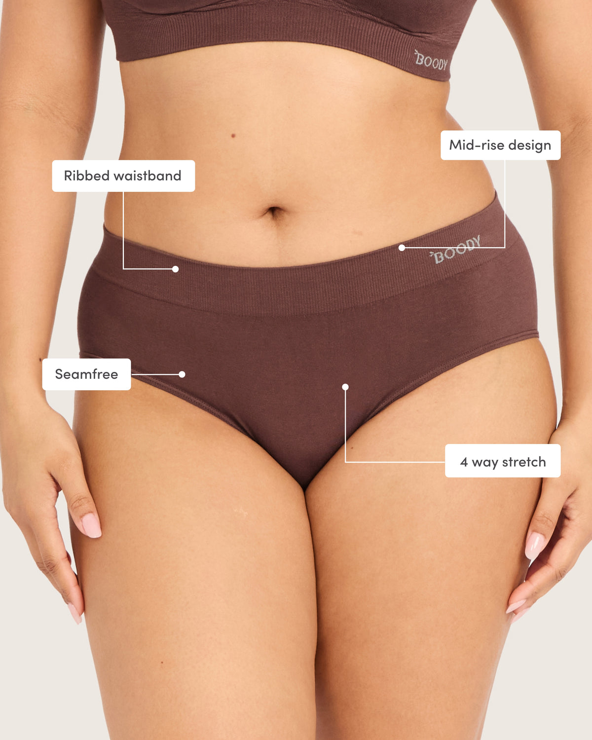 Midi Briefs - Espresso