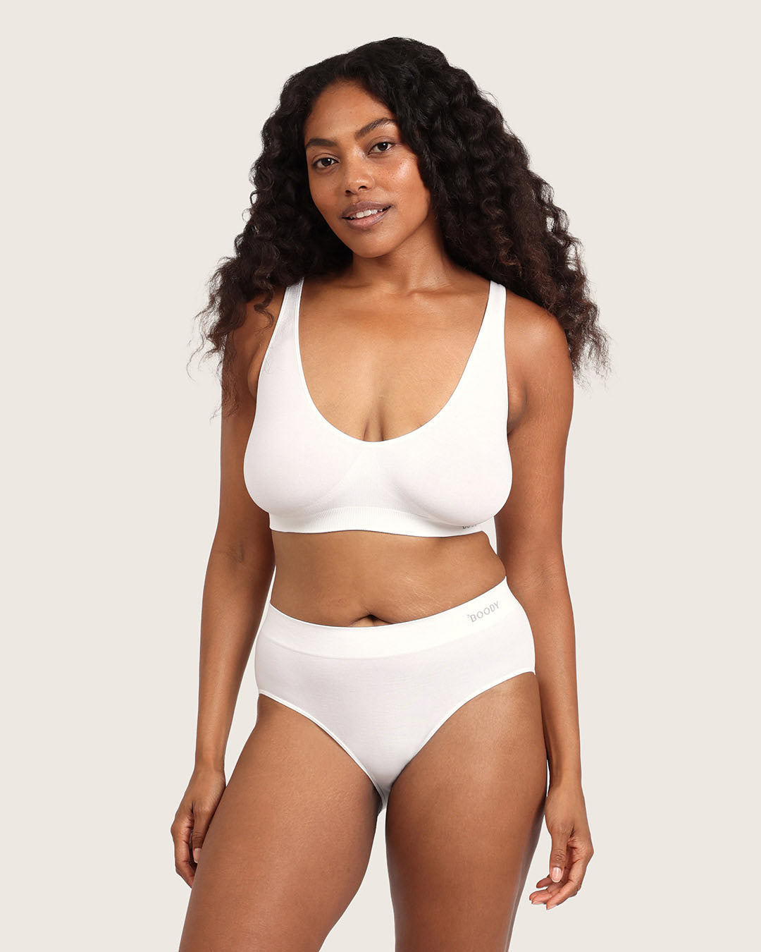 Midi Briefs - White