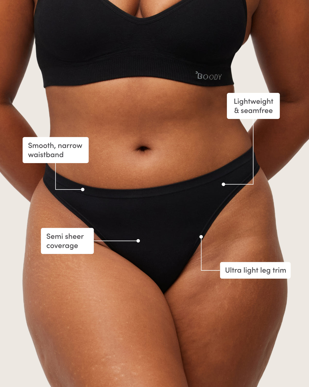 UltraLyte G-String - Black
