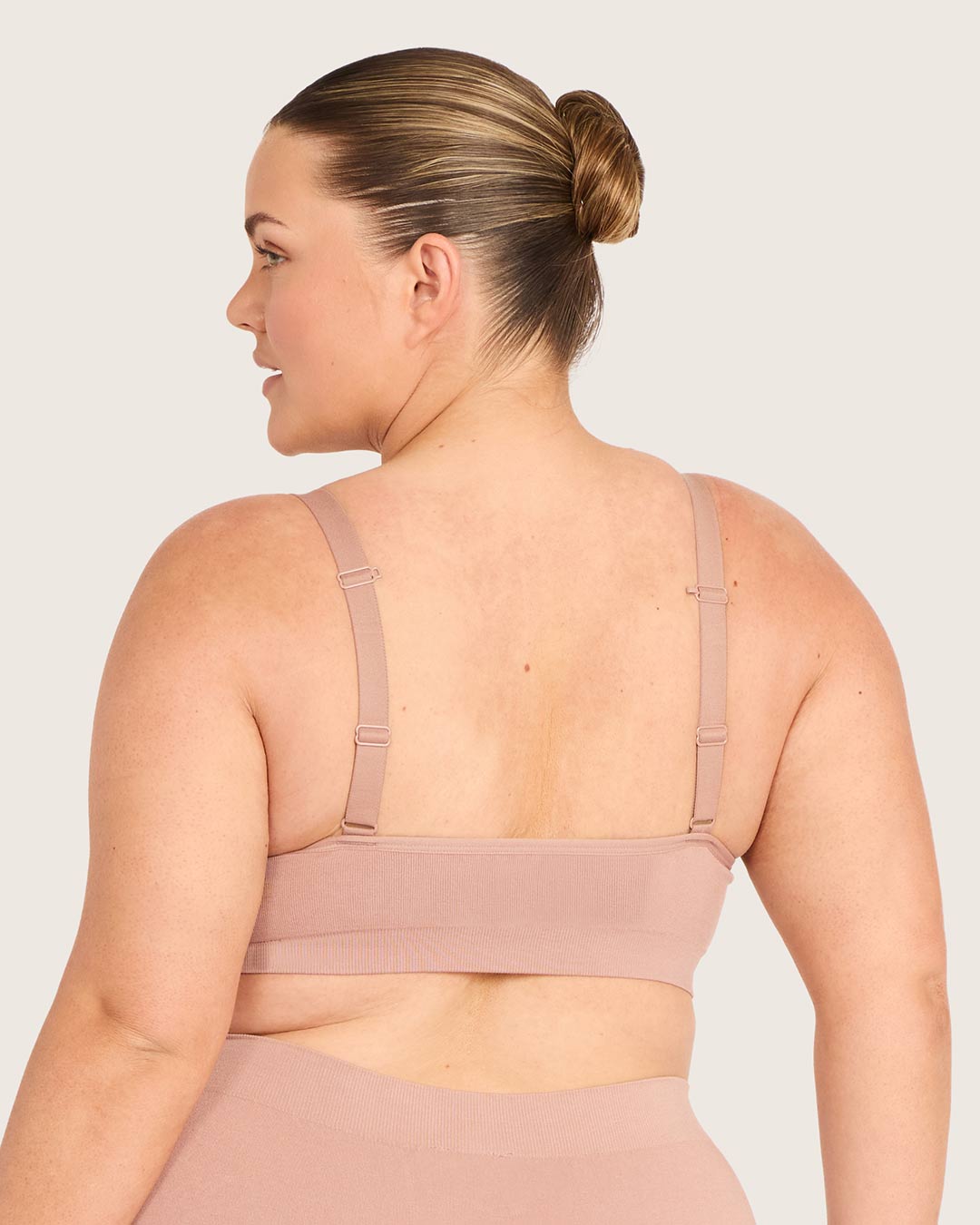 Wireless Full Bust T-Shirt Bra - Chai