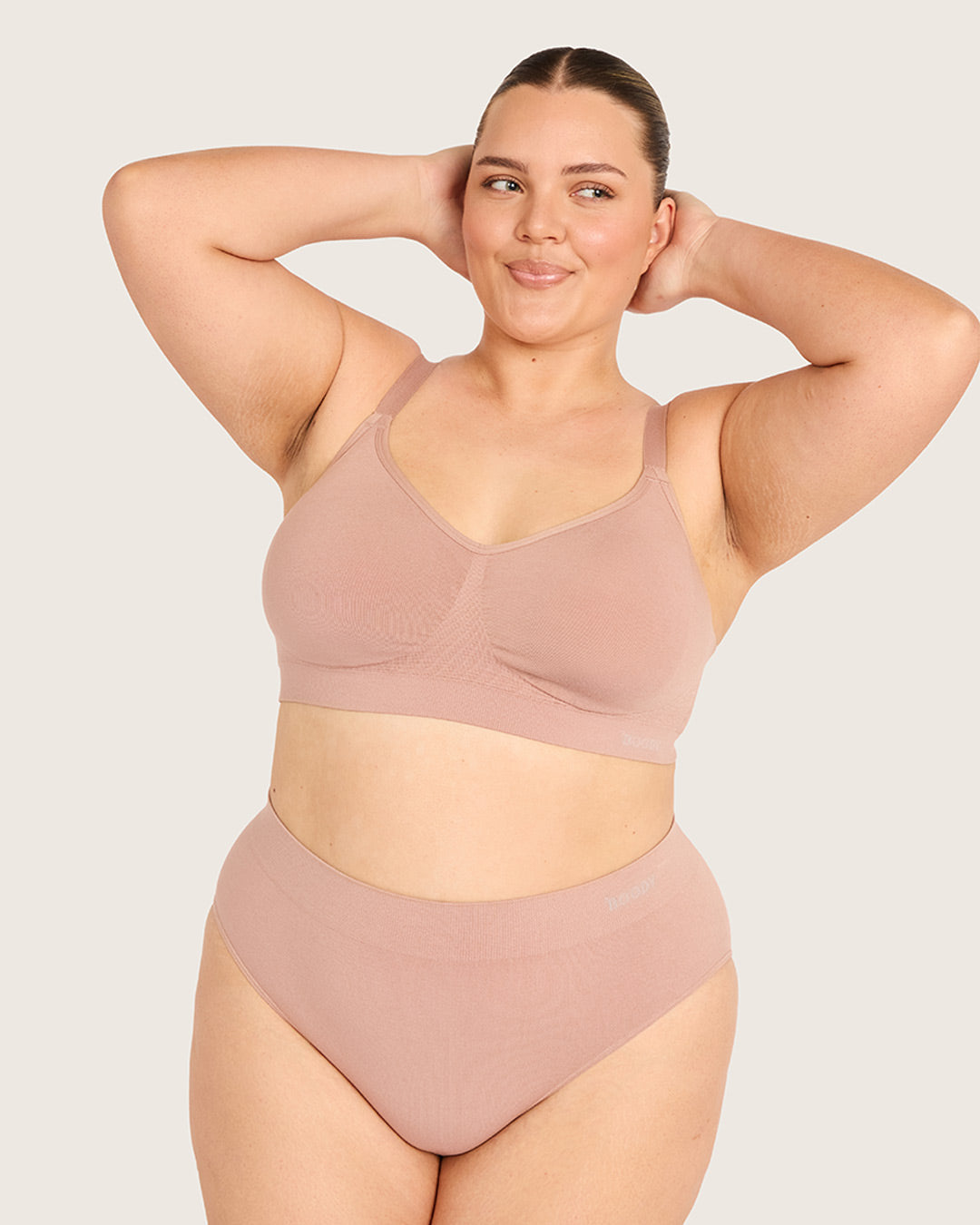 Wireless Full Bust T-Shirt Bra - Chai