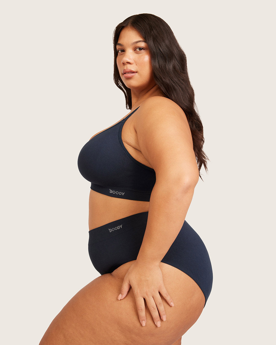 Wireless Full Bust T-Shirt Bra - Midnight