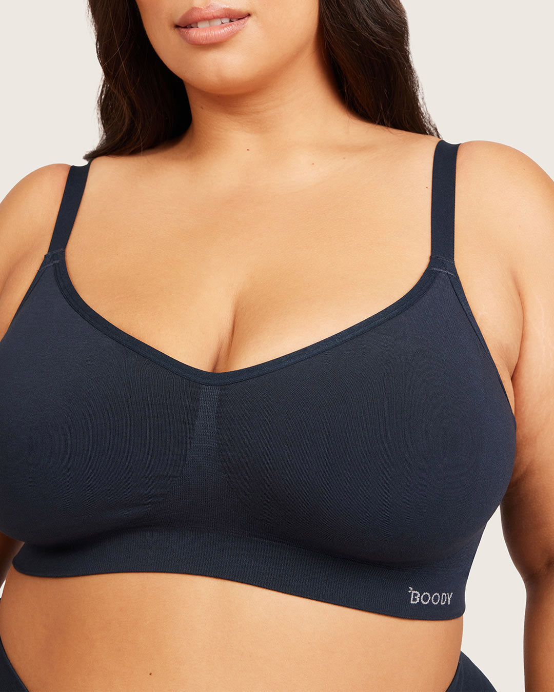 Wireless Full Bust T-Shirt Bra - Midnight